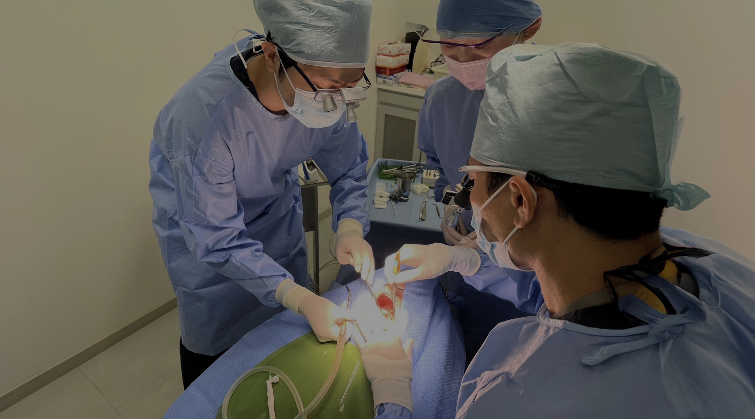 鶴見歯科医院 院長オペ風景