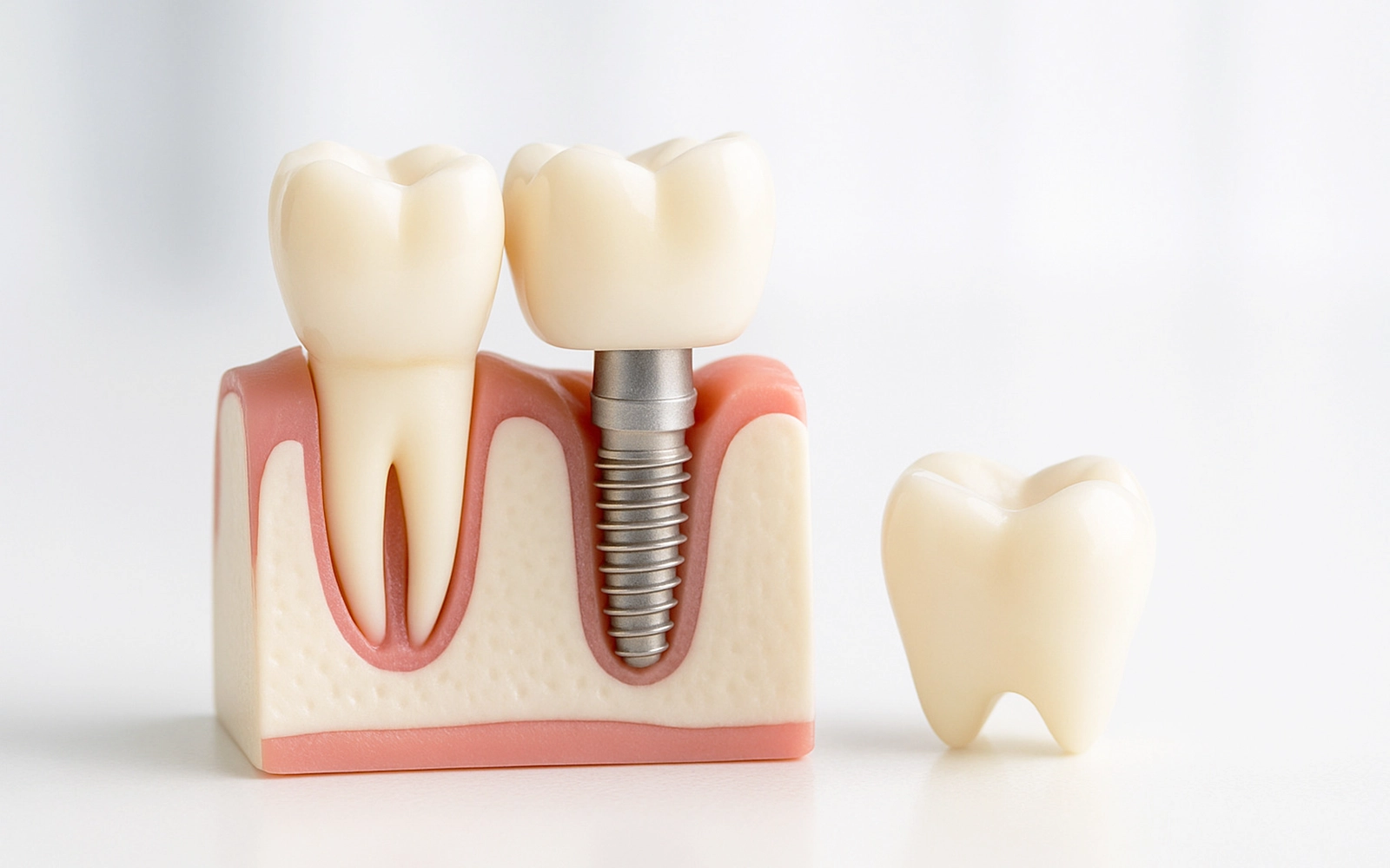 「インプラント」を見る天然歯に近い噛み心地を実現