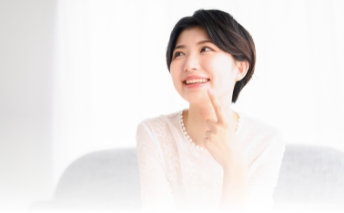 バランスがとれた美しい口元に