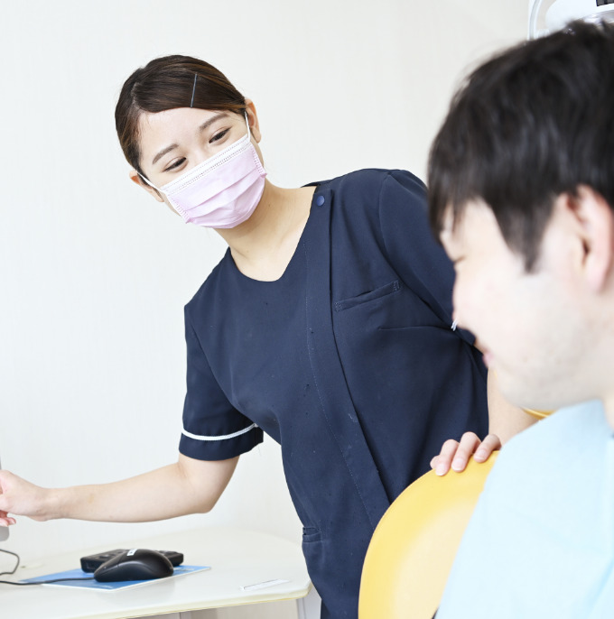歯科衛生士が担当制