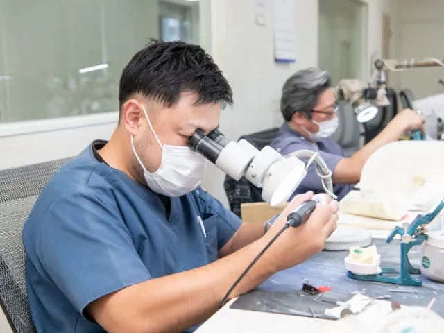 技工所を院内に完備